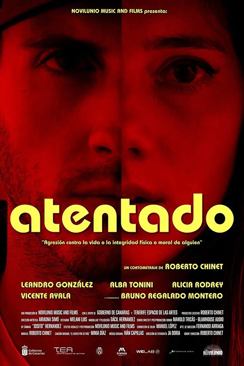 Atentado poster background