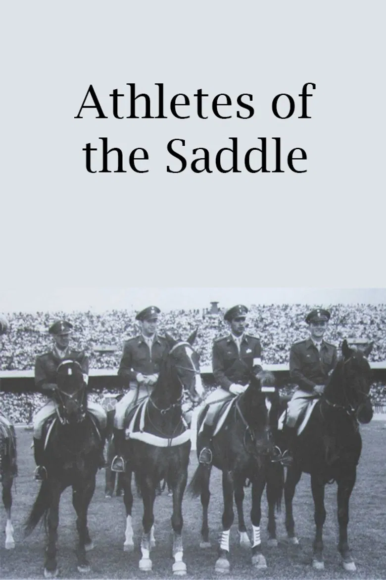 Athletes of the Saddle poster background