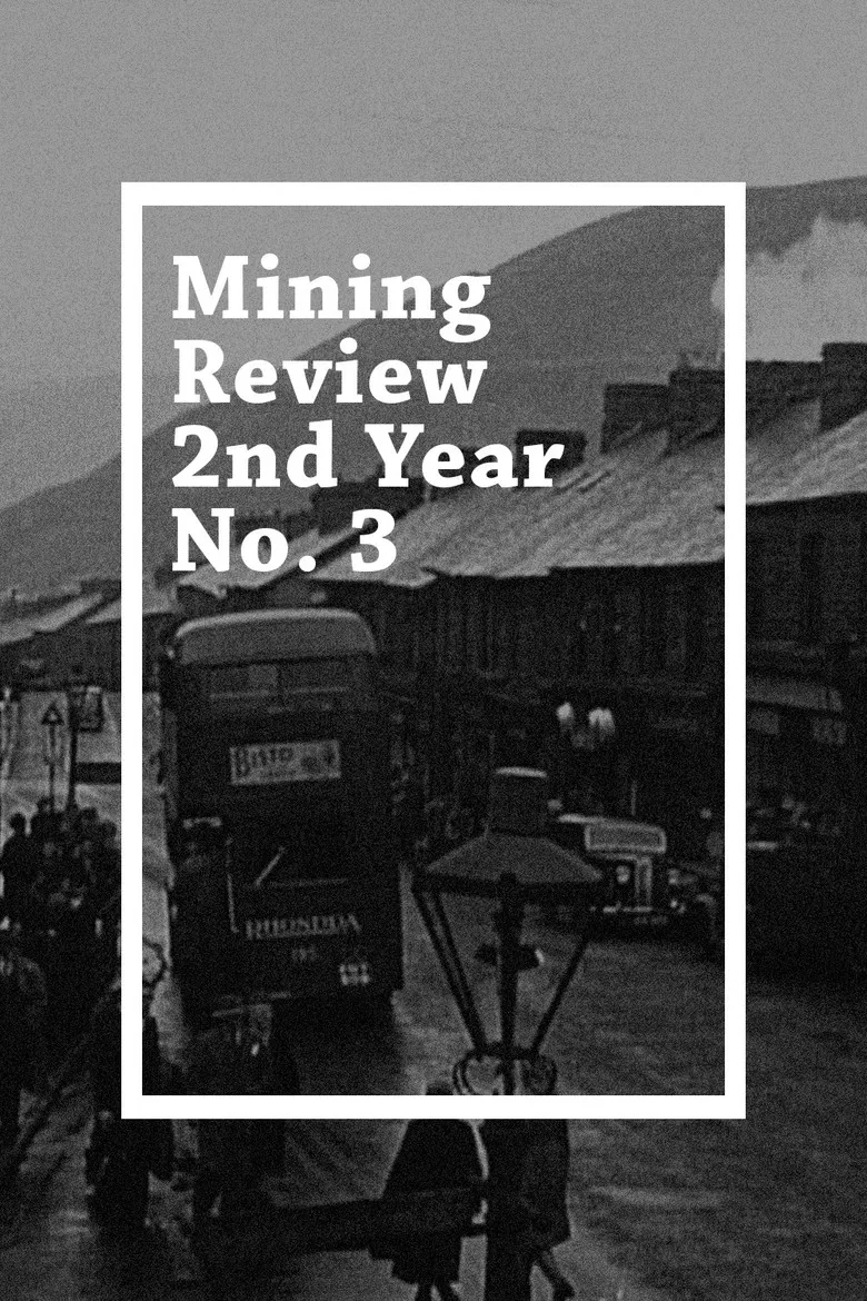 Mining Review 2nd Year No. 3 poster background