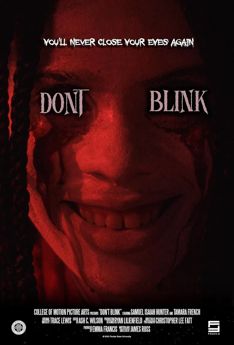 Don't Blink poster background