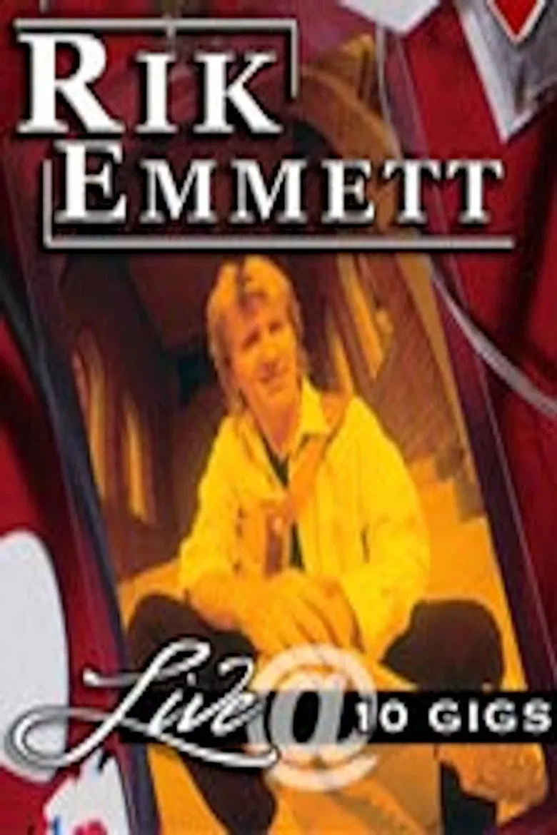 Rik Emmett - Live at 10 Gigs poster background