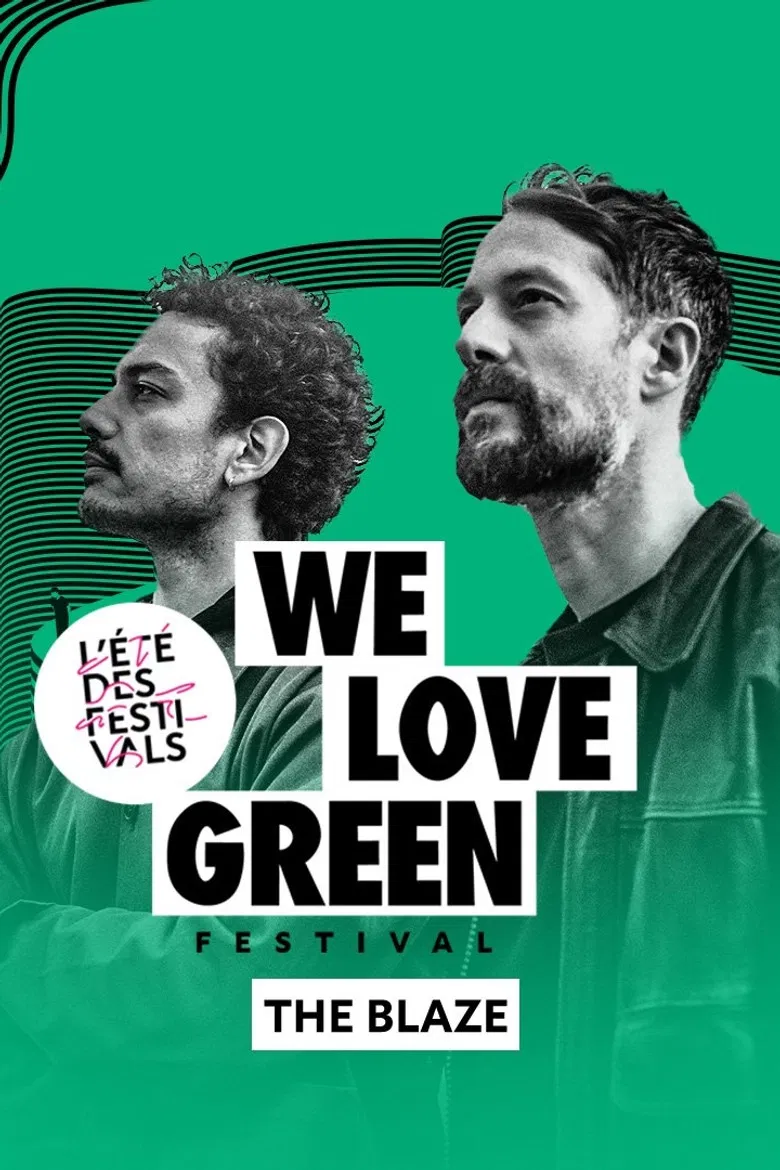 The Blaze en concert à We Love Green 2023 poster background