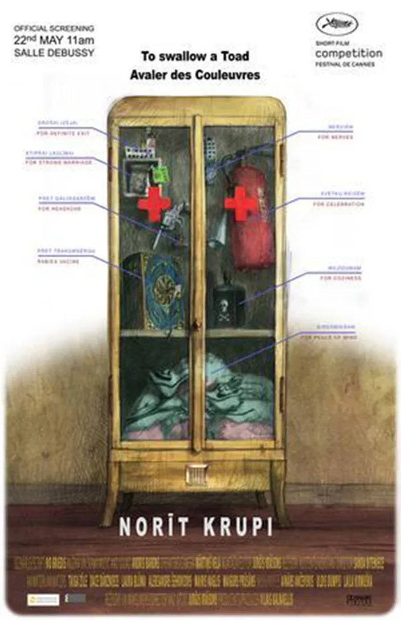 To Swallow a Toad poster background