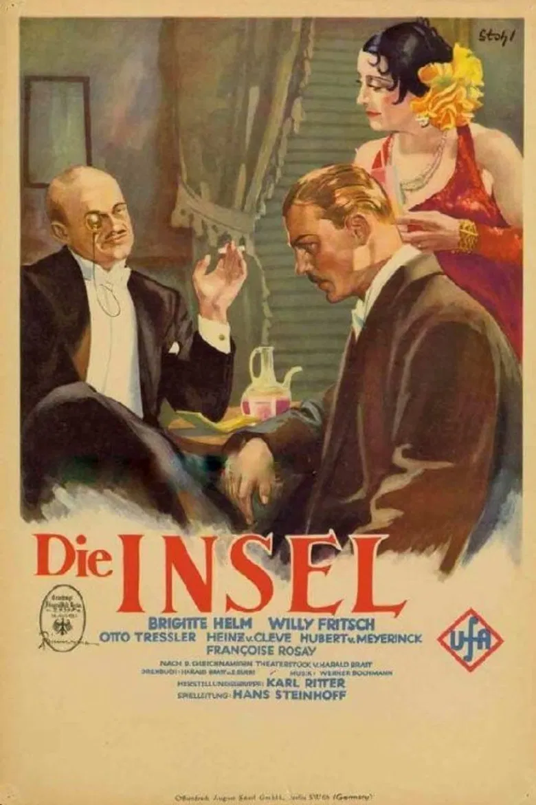 Die Insel poster background