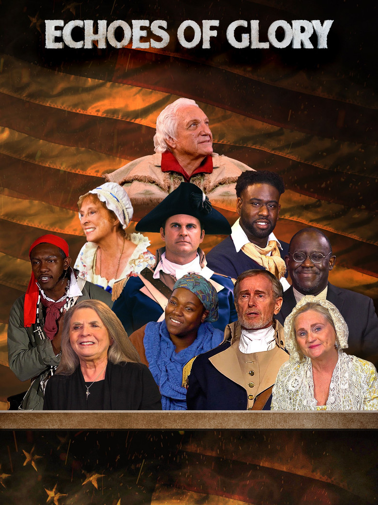 Echoes of Glory, Heroes from the American Revolution poster background