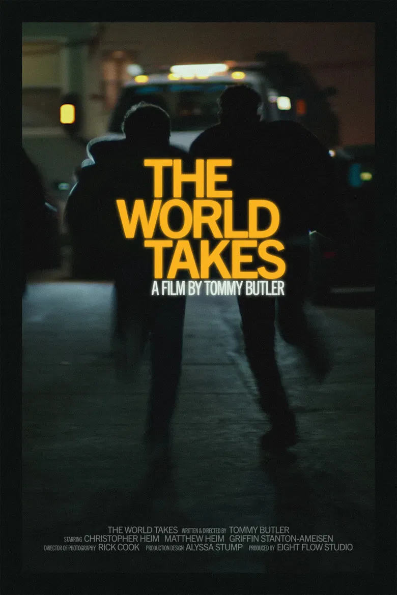 The World Takes poster background