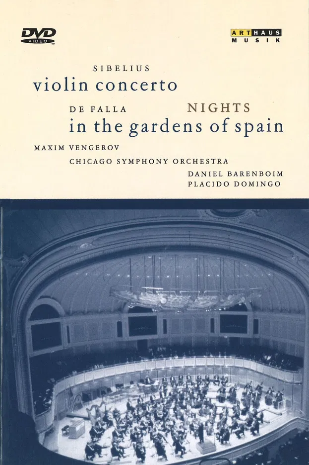 Sibelius - Violin Concerto / De Falla - Nights in the Gardens of Spain poster background