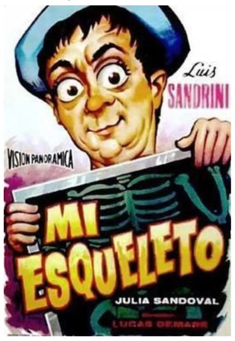 Mi esqueleto poster background