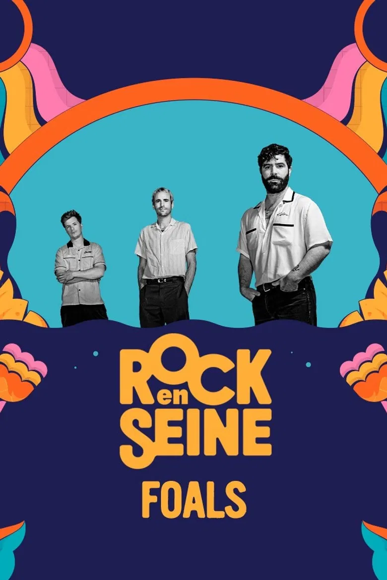 Foals - Rock en Seine 2023 poster background