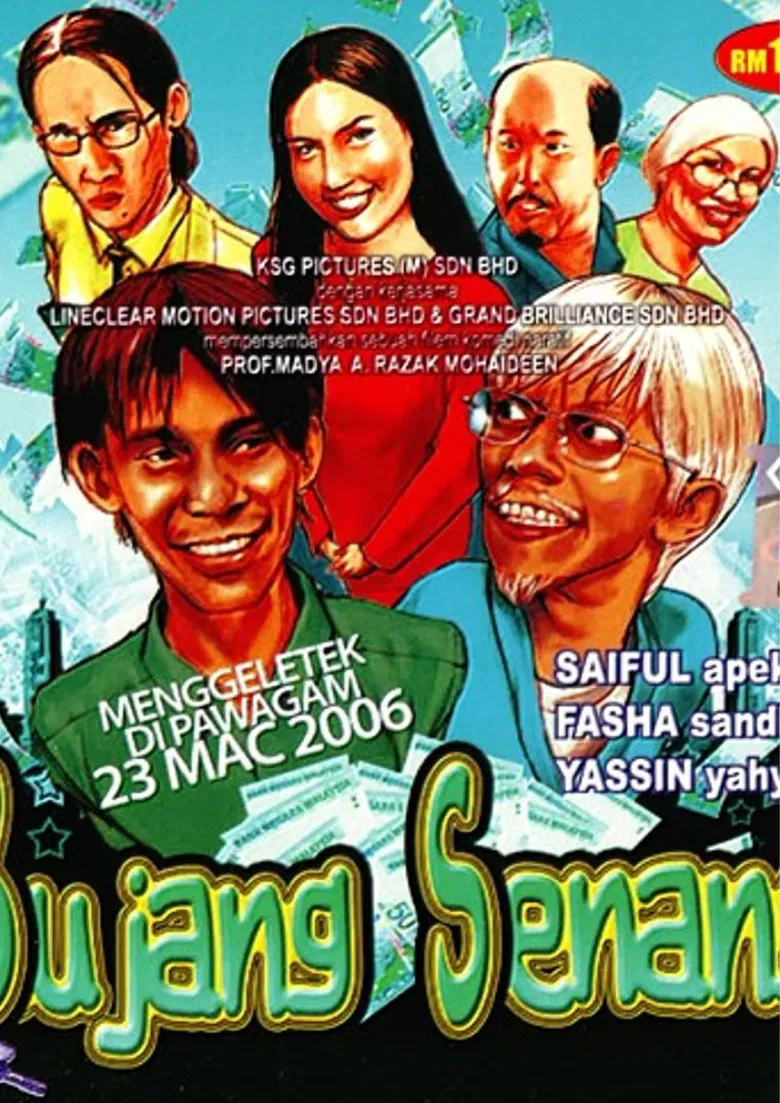 Bujang Senang poster background