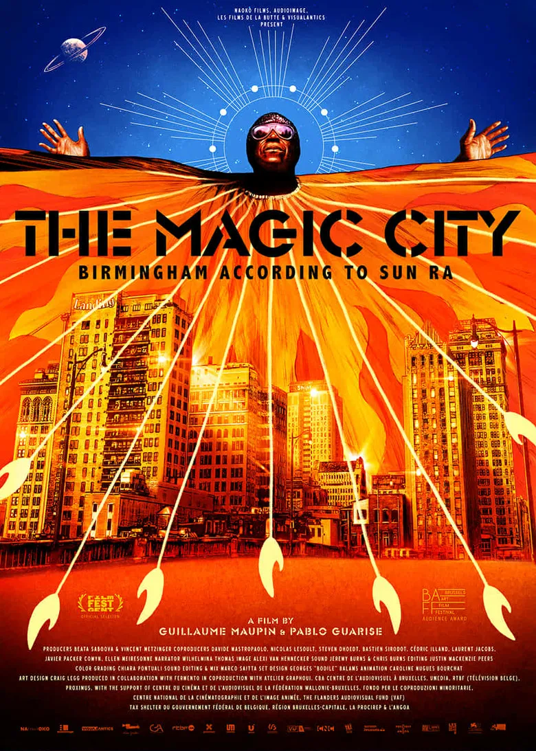 The Magic City: Birmingham according to Sun Ra poster background