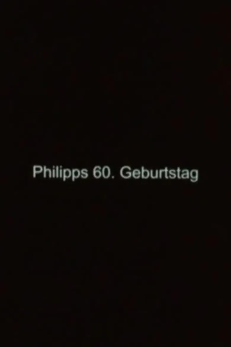 Philipp's 60th Birthday poster background