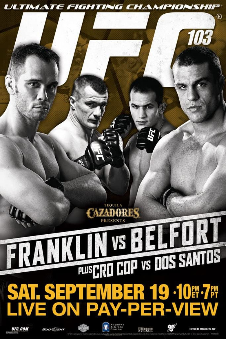 UFC 103: Franklin vs. Belfort poster background
