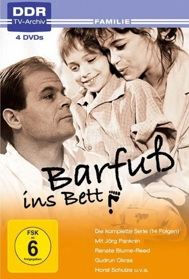 Barfuß ins Bett poster background