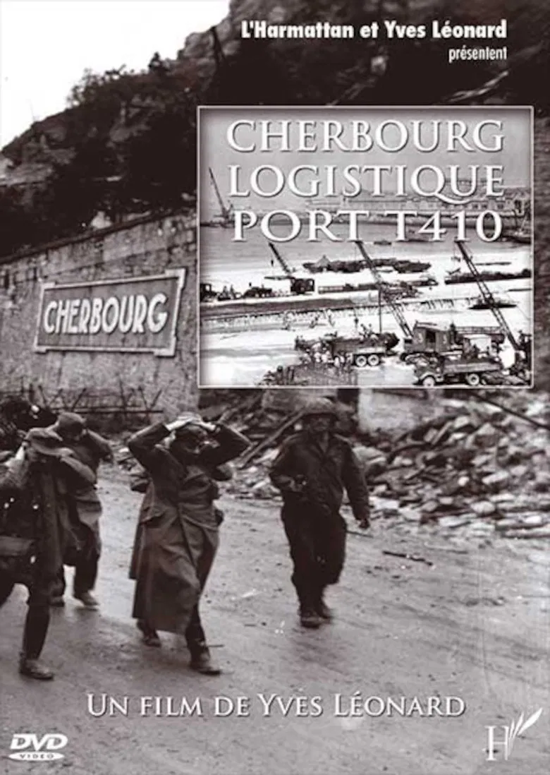 Cherbourg Port Logistique T410 poster background