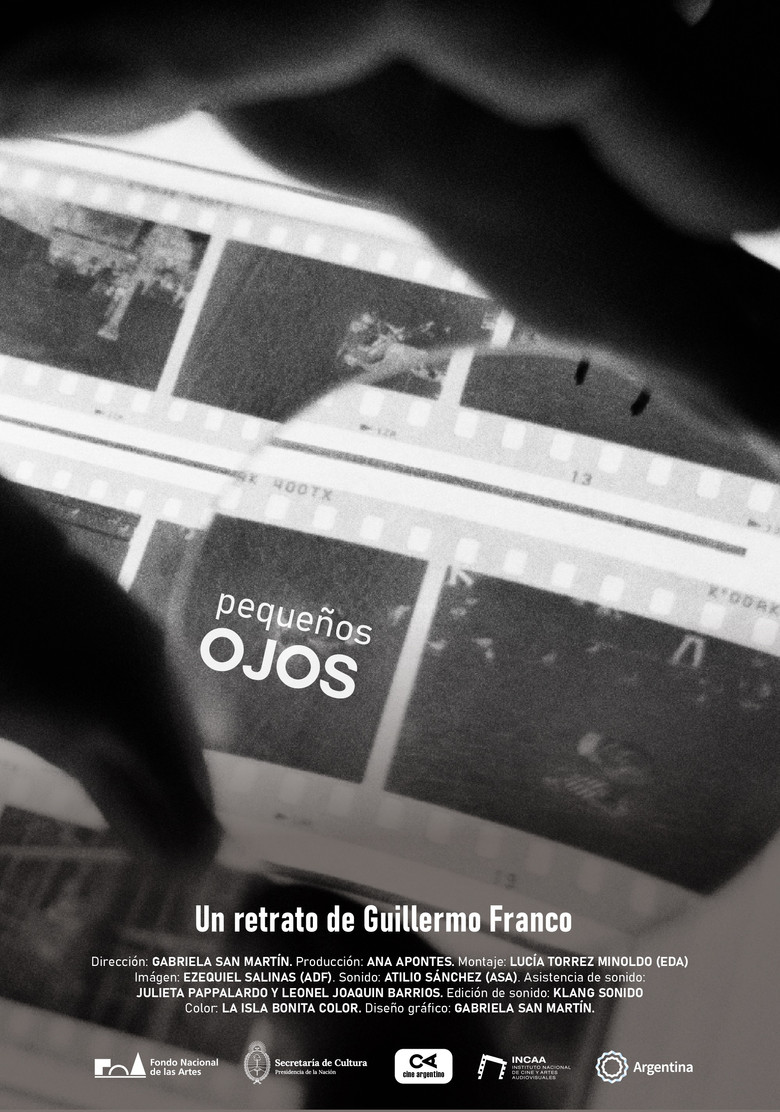 Pequeños ojos poster background