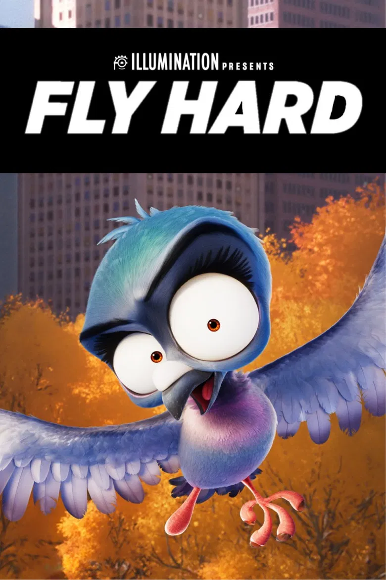 Fly Hard poster background