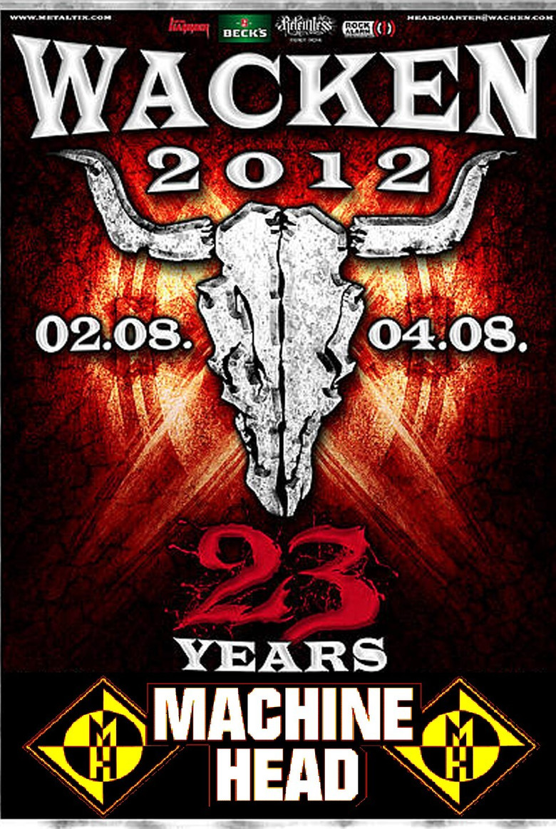 Machine Head: [2012] Live at Wacken Open Air poster background