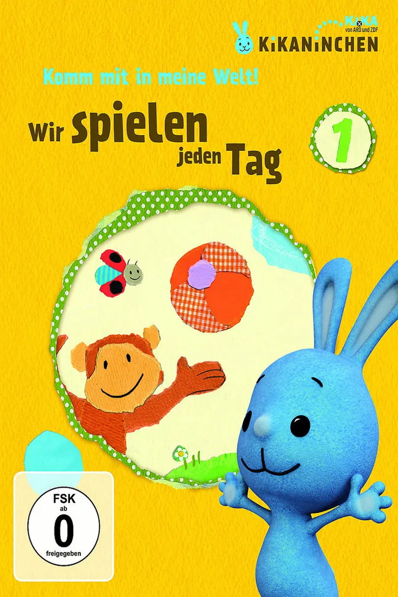 Kikaninchen - Wir spielen jeden Tag poster background