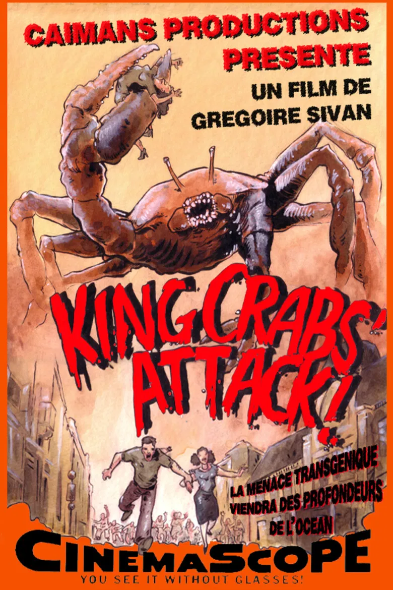 King Crab Attack poster background