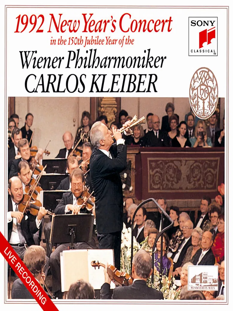 Wiener Philharmoniker - Neujahrskonzert 1992 poster background
