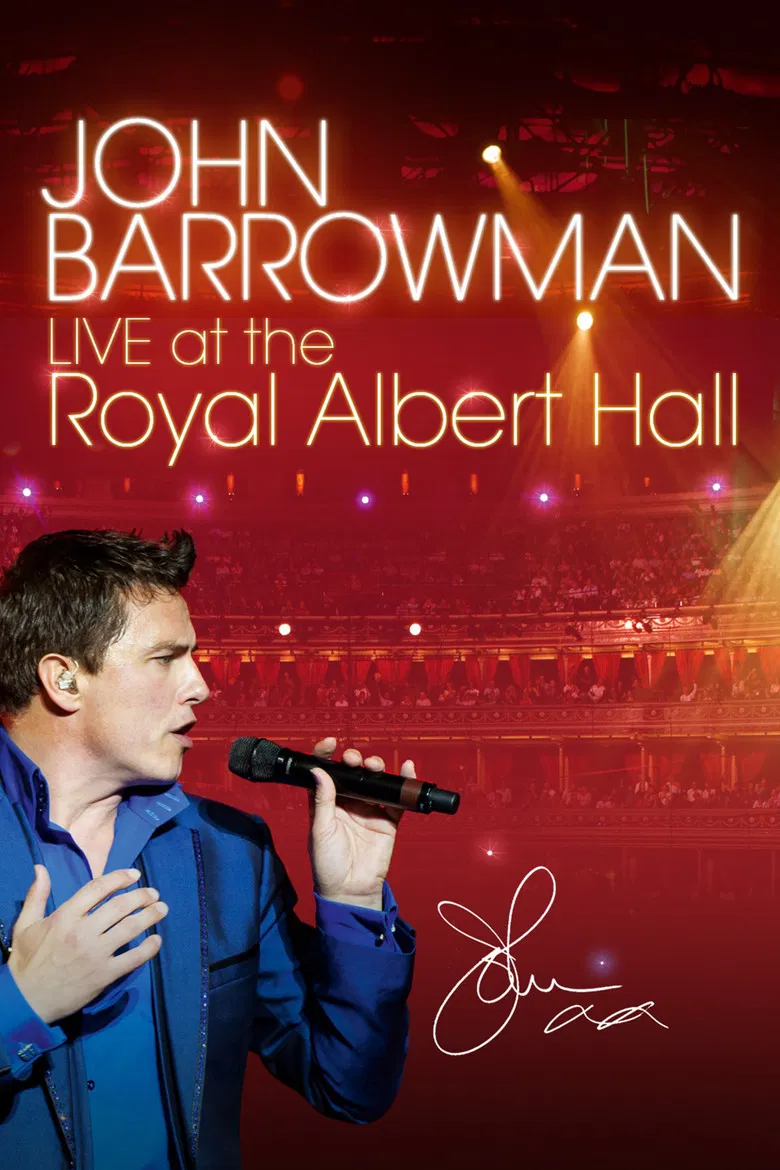 John Barrowman: Live at the Royal Albert Hall poster background