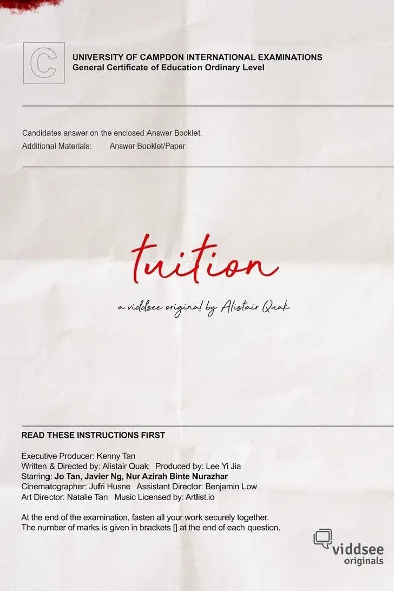 Tuition poster background