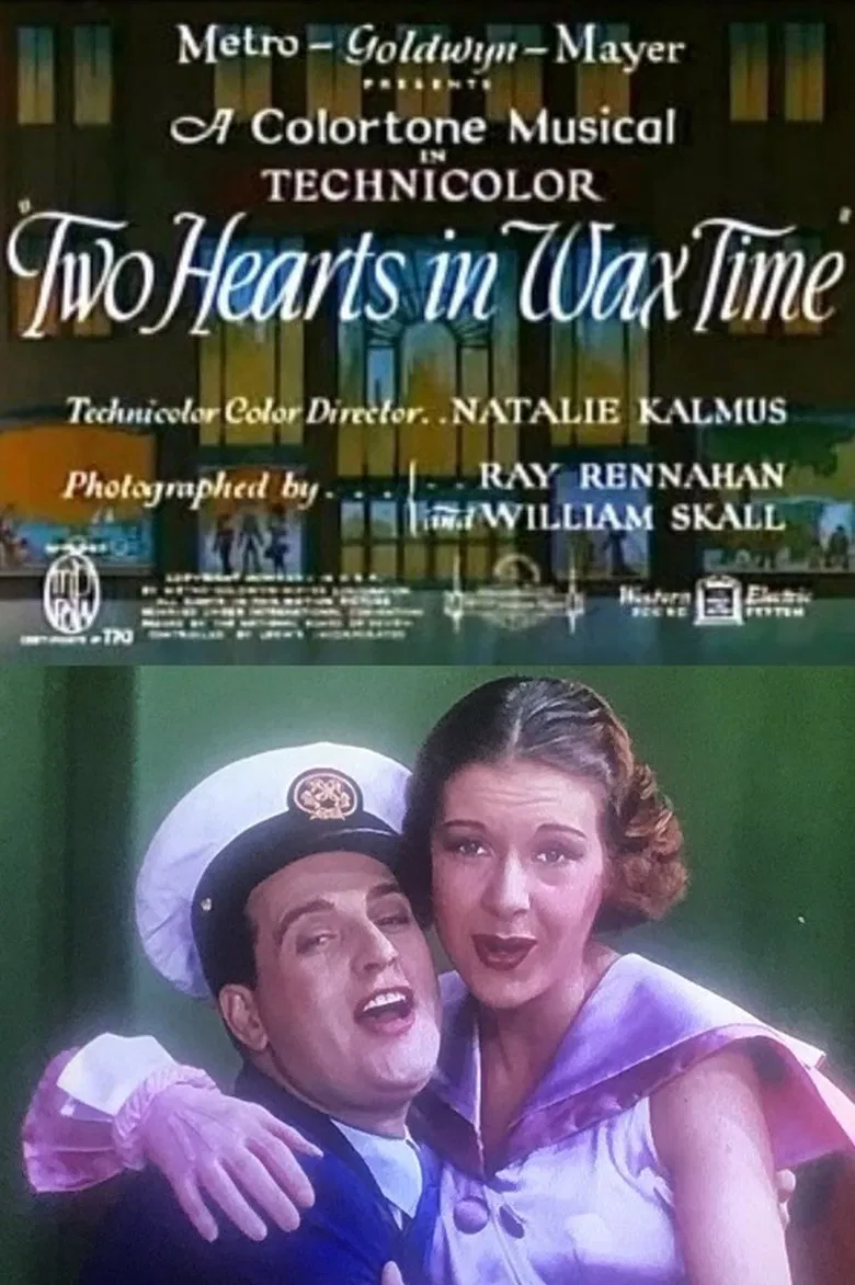 Two Hearts in Wax Time poster background