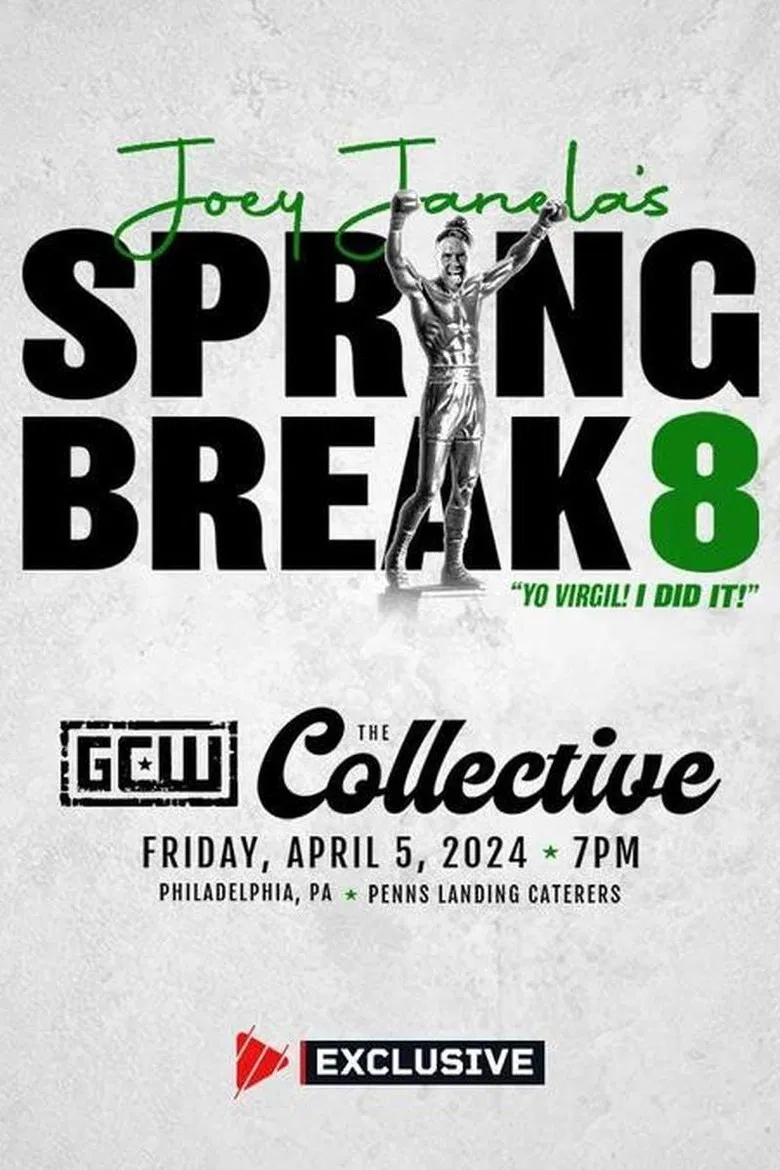 GCW Joey Janela's Spring Break 8 poster background