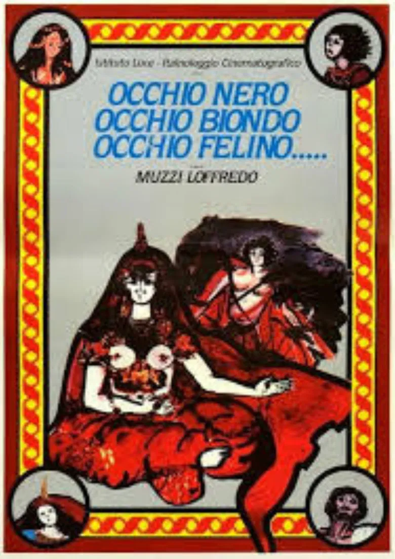 Occhio nero, occhio biondo, occhio felino... poster background
