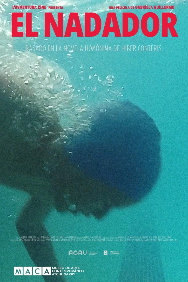 El nadador poster background
