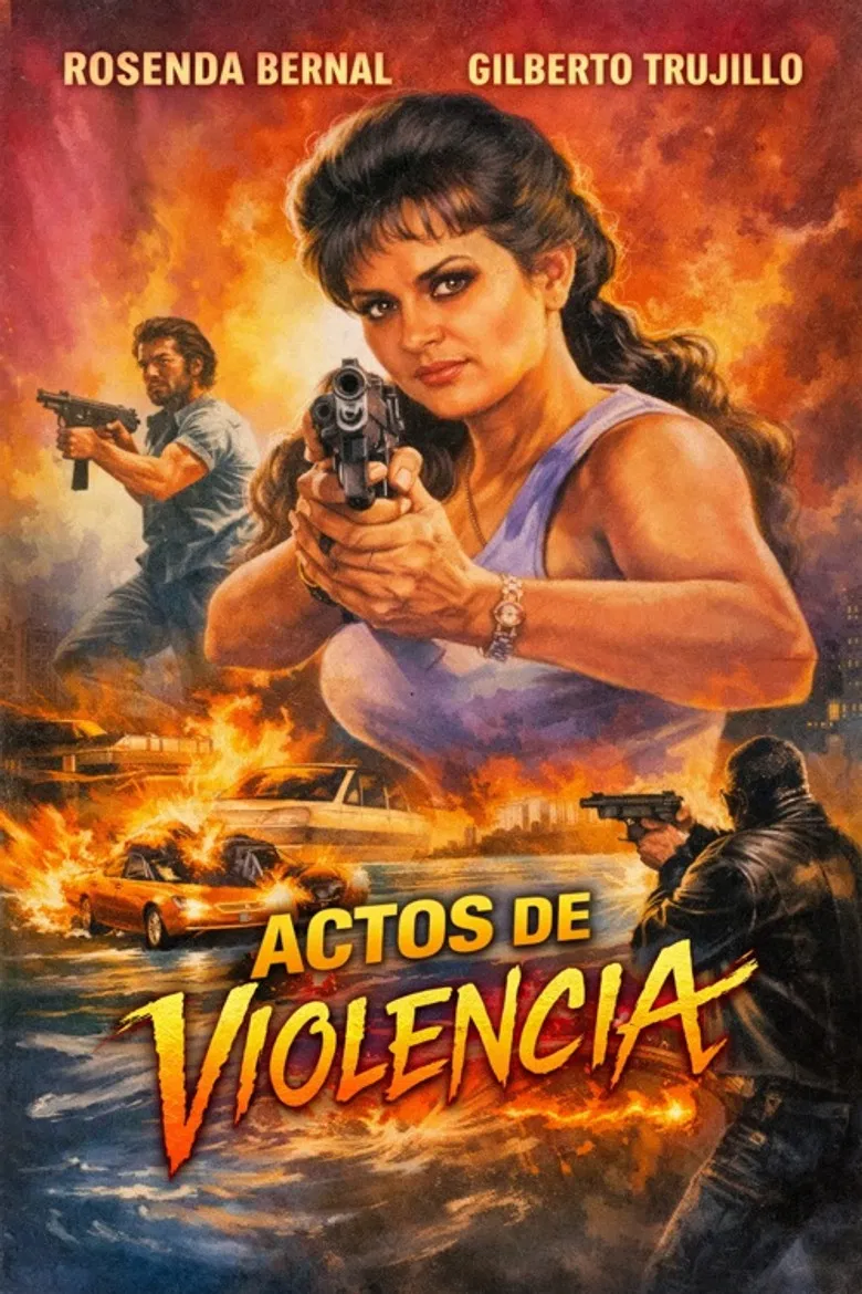 Actos de violencia poster background