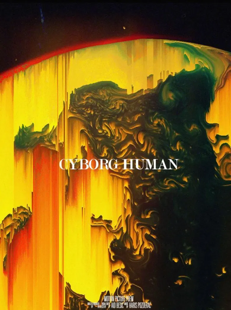 Cyborg + Human poster background