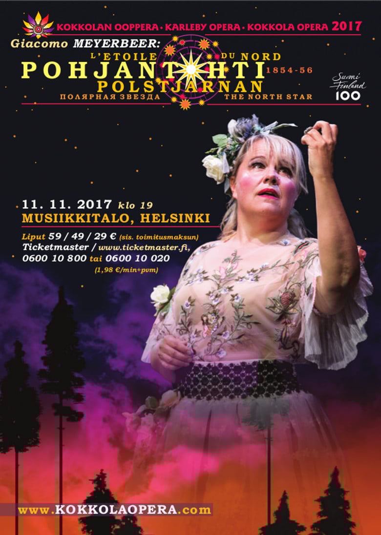 L'Etoile du Nord - Kokkola Opera poster background