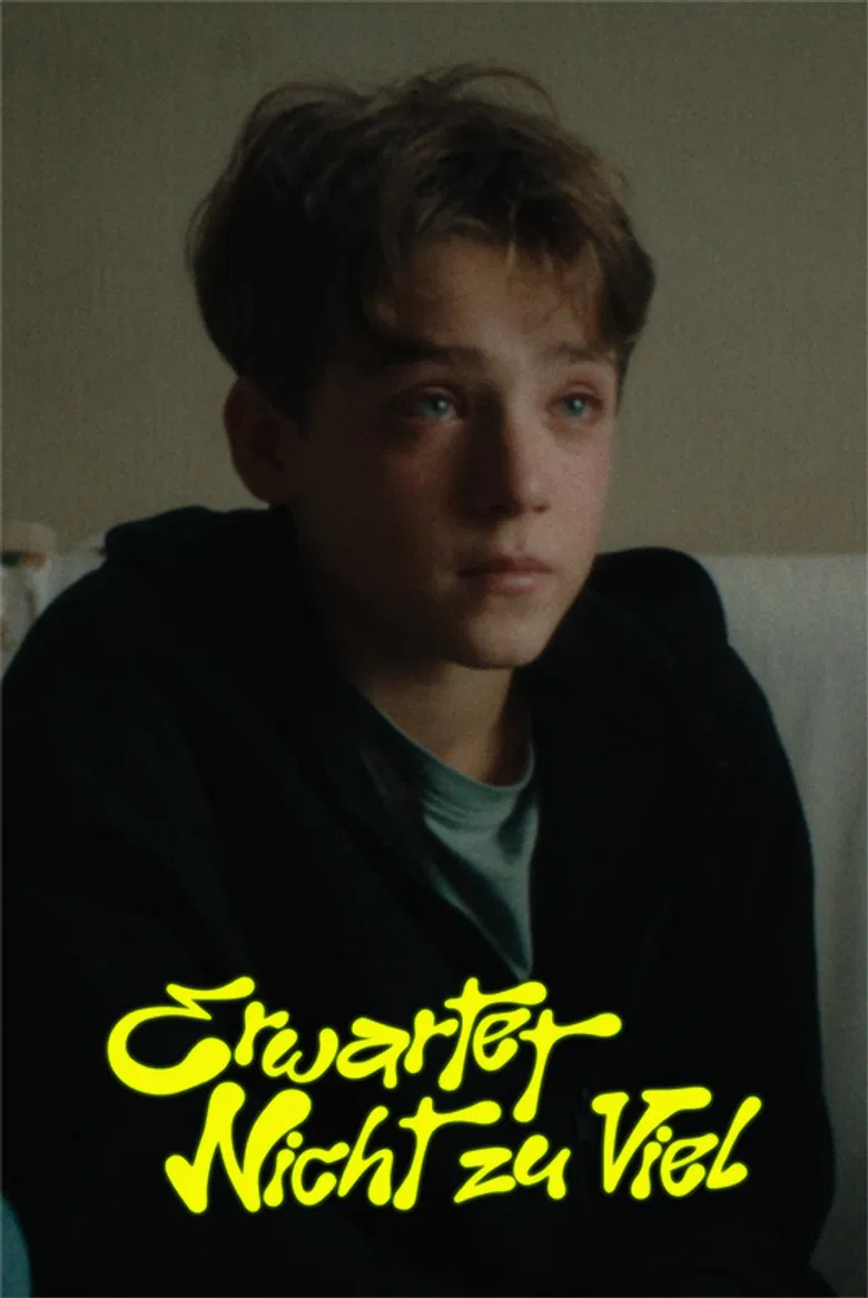 Erwartet nicht zu viel poster background