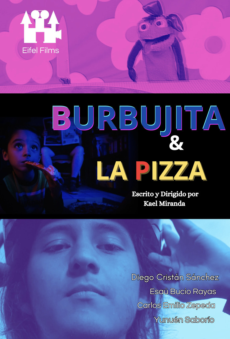 Burbujita y la pizza poster background