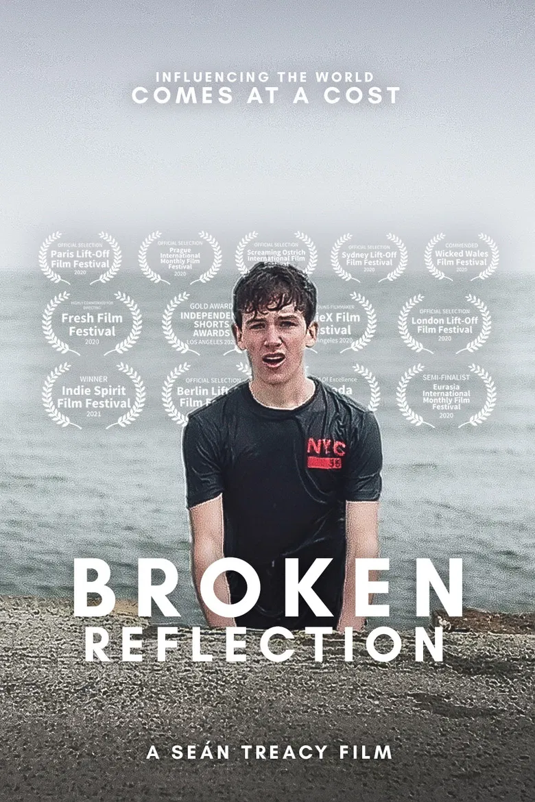 Broken Reflection poster background