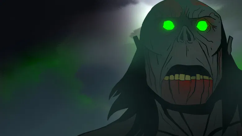 Spear stands ready for combat, highlighting the pulp-comic aesthetic and thick linework of the series.