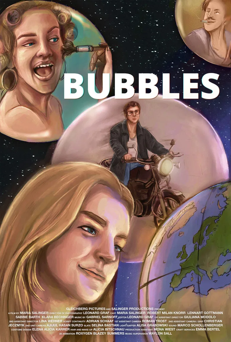Bubbles poster background
