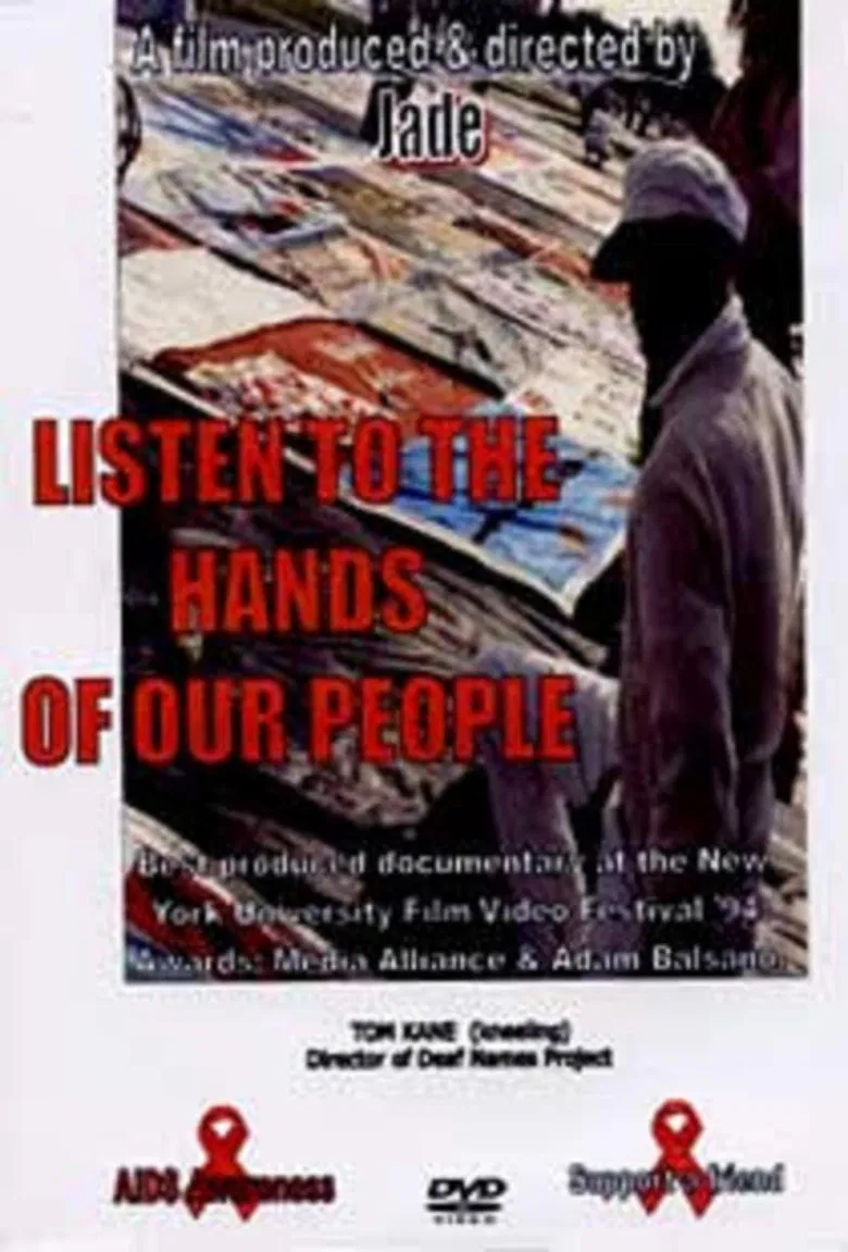 Listen to the Hands of Our People poster background