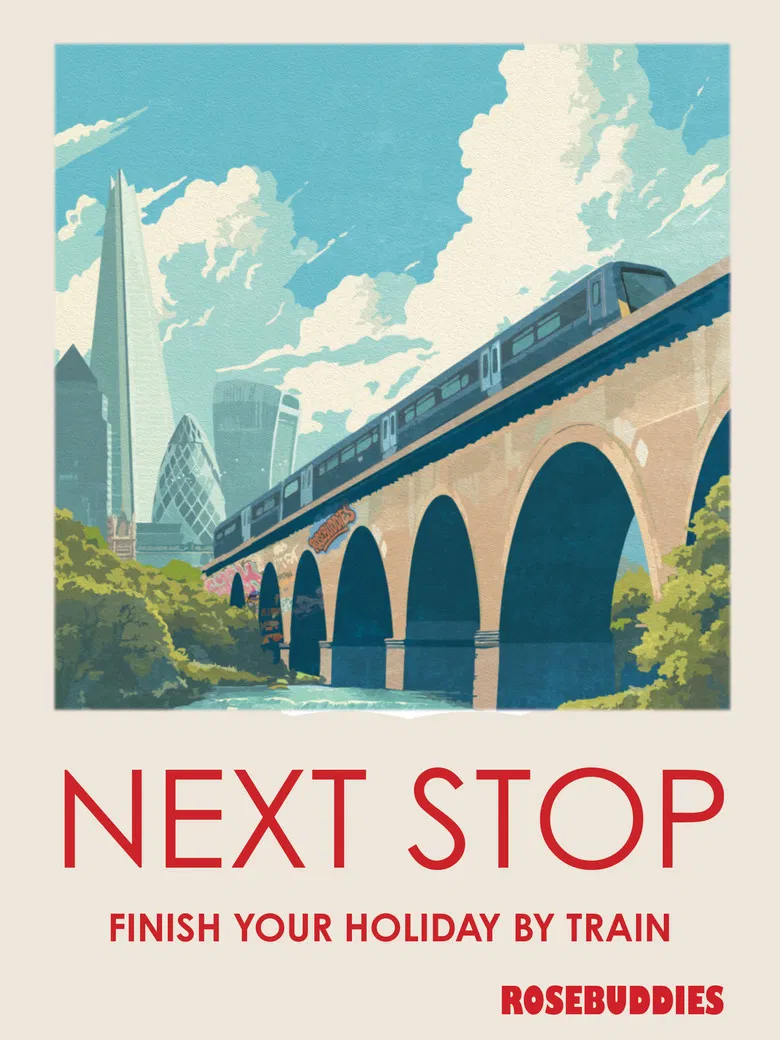 Next Stop poster background