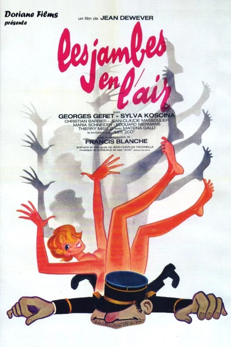 Les Jambes en l'air poster background
