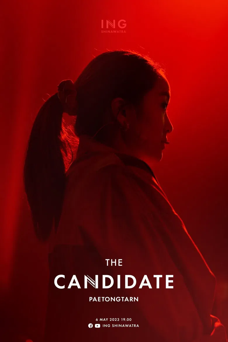 The Candidate Paetongtarn poster background