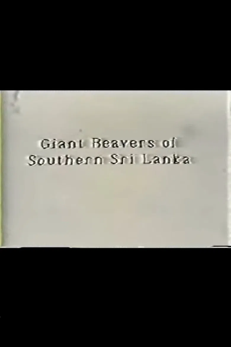 Giant Beavers of Southern Sri Lanka poster background