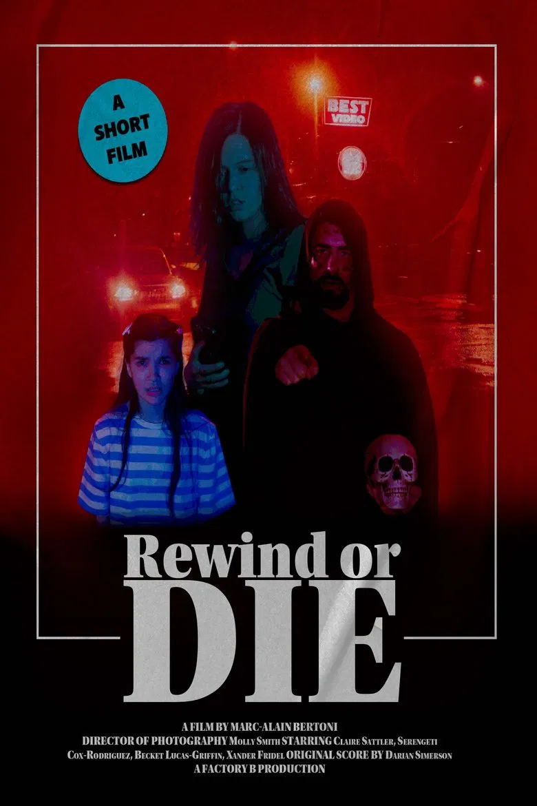 Rewind or Die poster background
