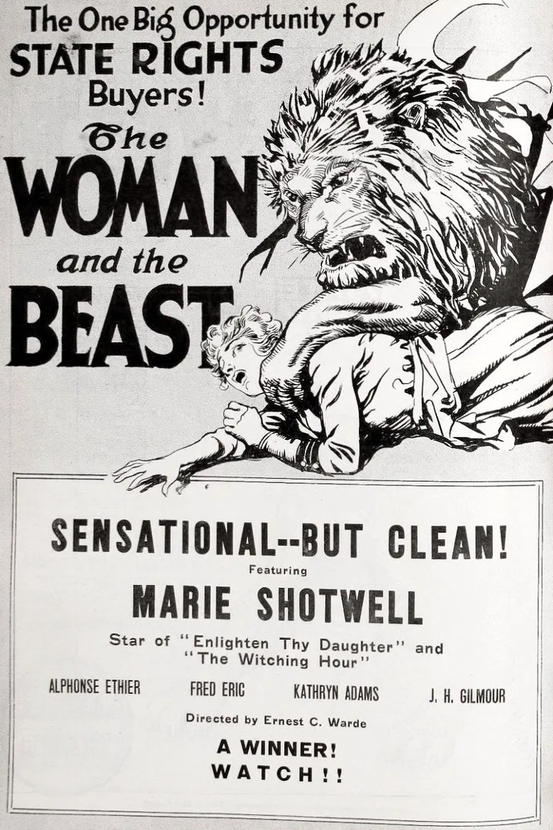The Woman and the Beast poster background
