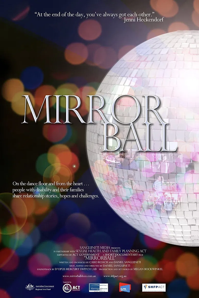Mirrorball poster background
