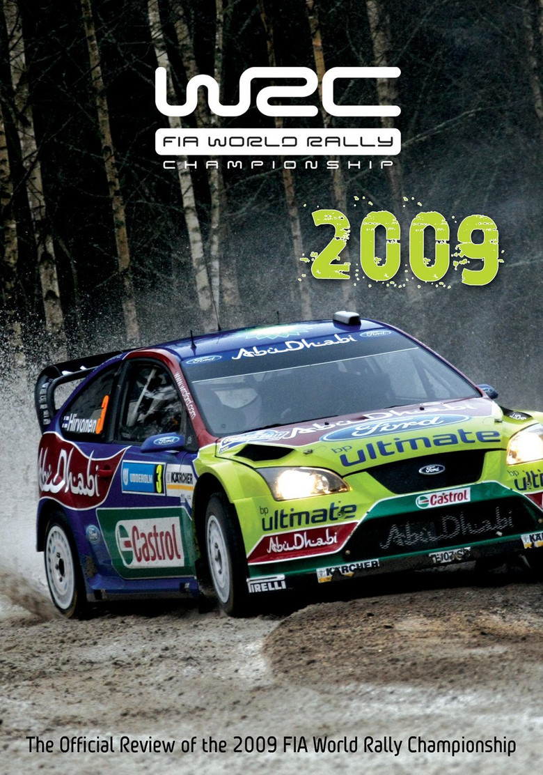 WRC 2009 - World Rally Review of 2009 poster background