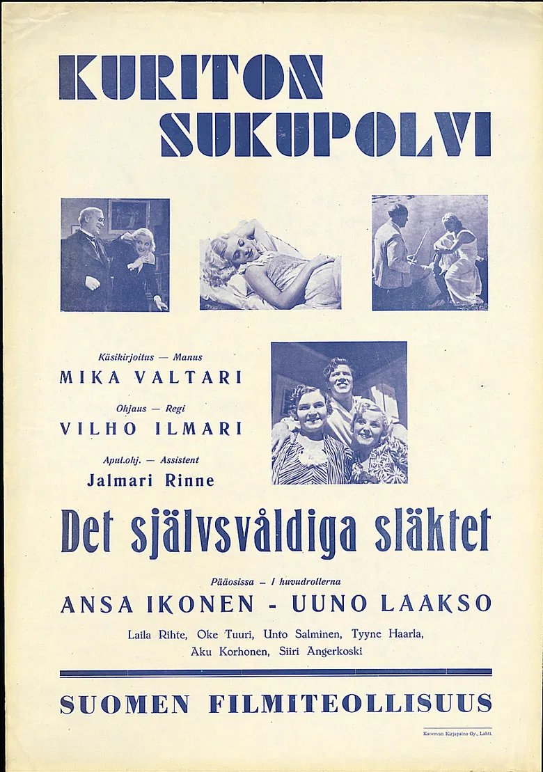 Kuriton sukupolvi poster background