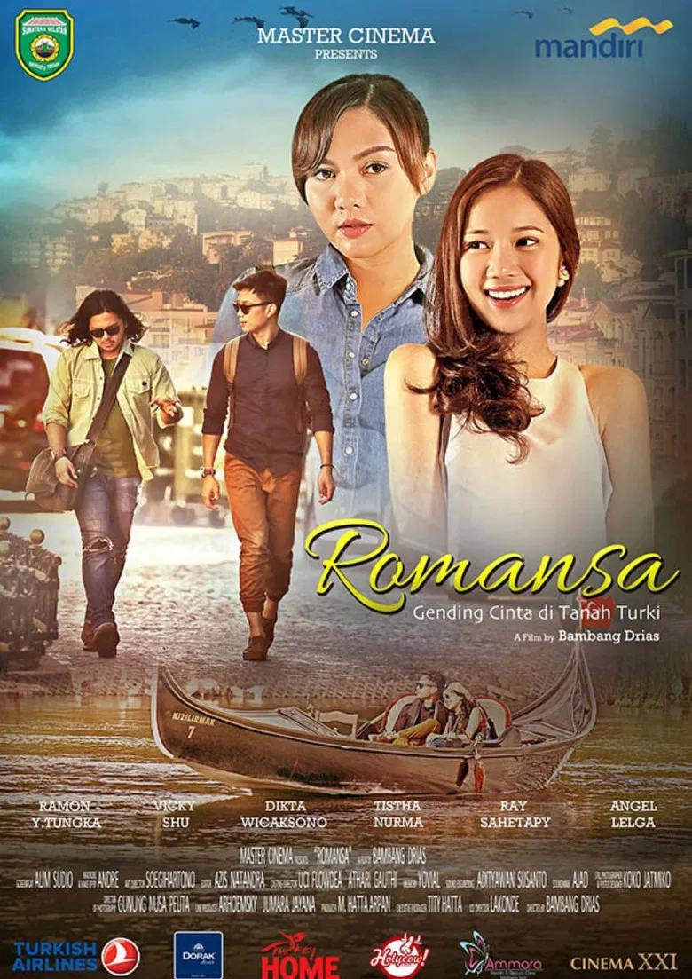 Romansa: Gending Cinta di Tanah Turki poster background